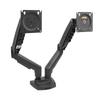 Double Screen Stand Lifting Telescopic Rotating Adjustable 19.8lbs Per Arms Double Screen Desk Mount