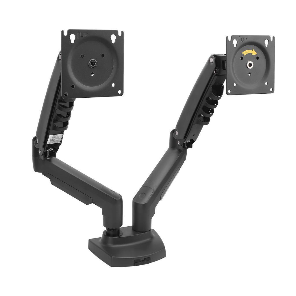 Double Screen Stand Lifting Telescopic Rotating Adjustable 19.8lbs Per Arms Double Screen Desk Mount