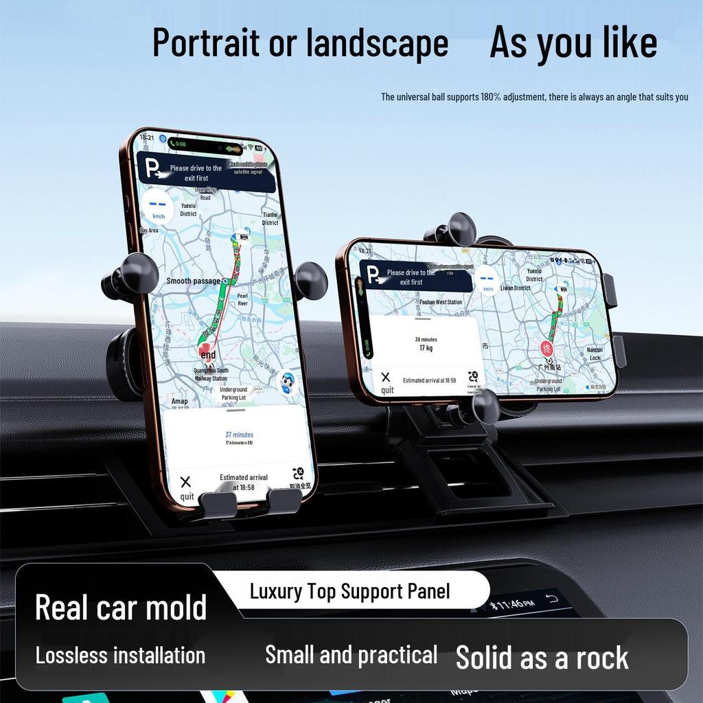 Li Auto ONE/L7/L8/L9 Car Navigation Phone Holder, Gravity Type