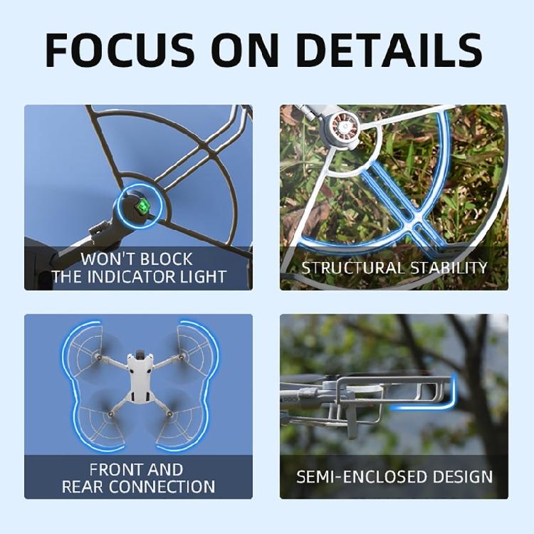 Propellers Guard For Mini 4 Pro Wing Anti-scratch Flight Protectors Drones