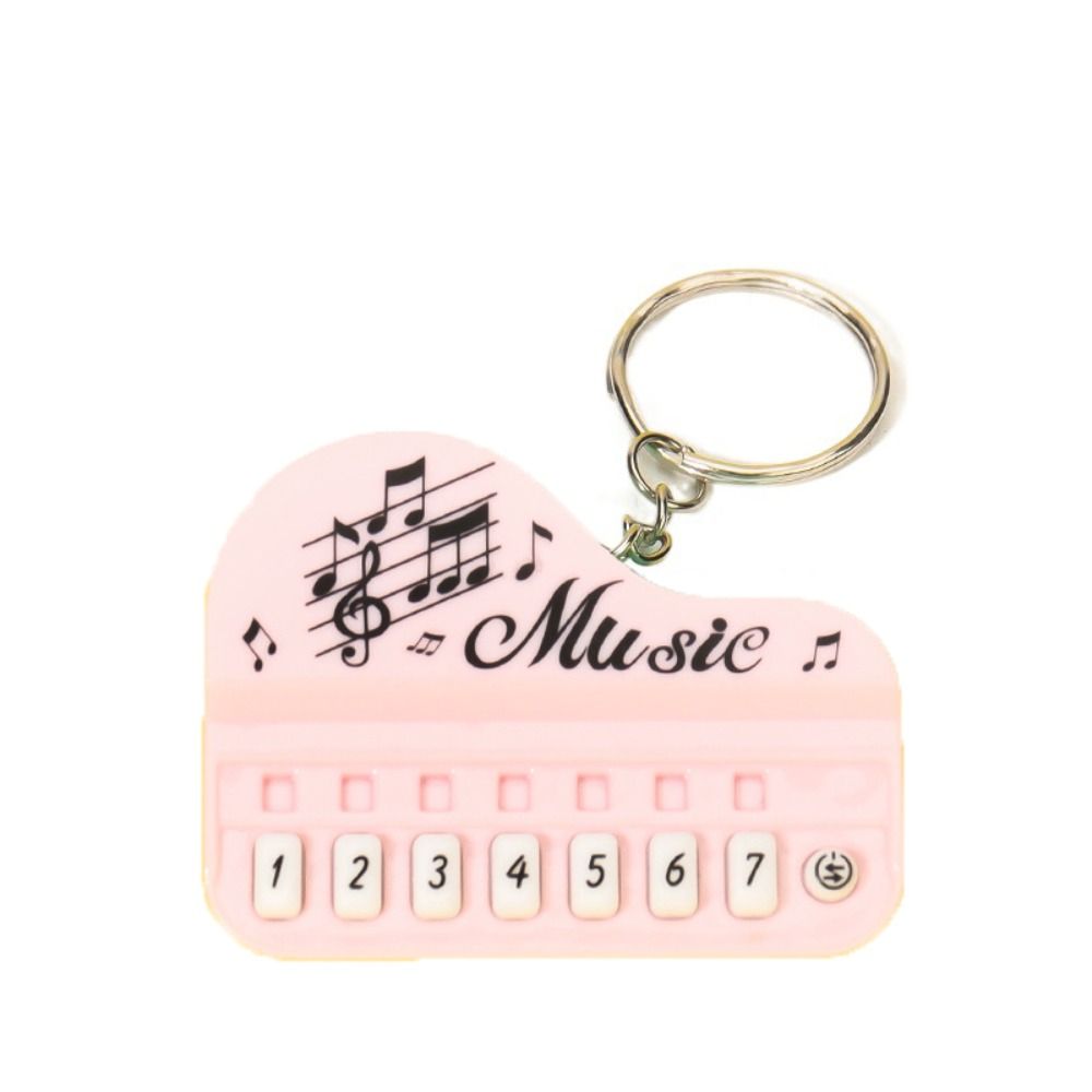 Рабочий палец пианино интерактивный брелок ABS сумка подвесной светильник электронный орган кулон дети