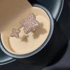 Vierblättriger Kleeblatt Verstellbarer Offener Ring für Damen - Nicht verblassend Modischer Europäischer und Amerikanischer Stil Hochzeitsfeier Accessoire.