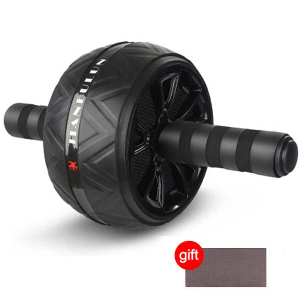 

Latest Ab Roller No Noise Abdominal Wheel Ab Roller Stretch Trainer for Arm Waist Leg Exercise Gym Fitness Equipment High Quality Practical Daily Use чорний