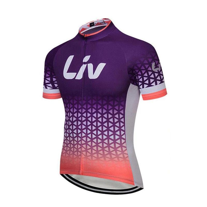 

Cycling Set Liv 2026 Women Short Sleeve Mtb Bike Clothing Racing Bicycle Clothes Ropa Ciclismo Cycling Wear Cycling Jersey Set XS（old）