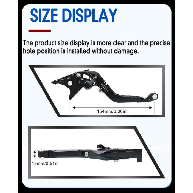 For SYM CRUiSYM 125/250/300/150X 2020-Present Motor Clutch Lever Brake Lever Set Adjustable Folding Handle Levers CRUiSYM300