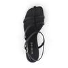 HIMIKO/Himiko/T-Riemchen-Sandalen mit eckiger Zehenpartie/651210 Schwarz 235
