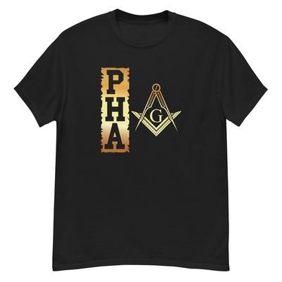 PHA Freimaurer Prince Hall Freimaurer Freimaurer T-Shirt 100% Baumwolle Rundhals Sommer Kurzarm Freizeit Herren T-Shirt Größe S3XL