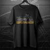 Black Men's and Women's T-shirt For OSSA Super Pioneer 250 1975-1977- Motorcycle