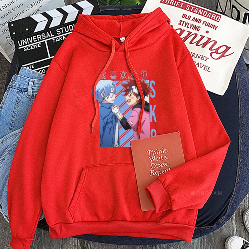 Harajuku Japan Anime SK8 The Infinity Hoodie Women Cartoon Skateboard Boys Langa Reki Streetwear Long Sleeve Oversized Pullovers