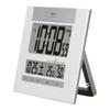Seiko Clock Wall Clock Table Clock Radio Wave Digital Calendar Comfort Temperature Humidity Display Thin White Pearl SQ429W