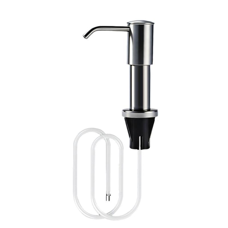 Double Soap Dispenser with Sponges And Dishcloth Holder Hand Dish Soap Dispenser with Tray Multifunctional Kitchen