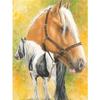 Diamond 5d Horse Diy Painting Full Round Mosaic Animal Diamont Embroidery Cross Stitch Rhinestone Handmade Home Decor