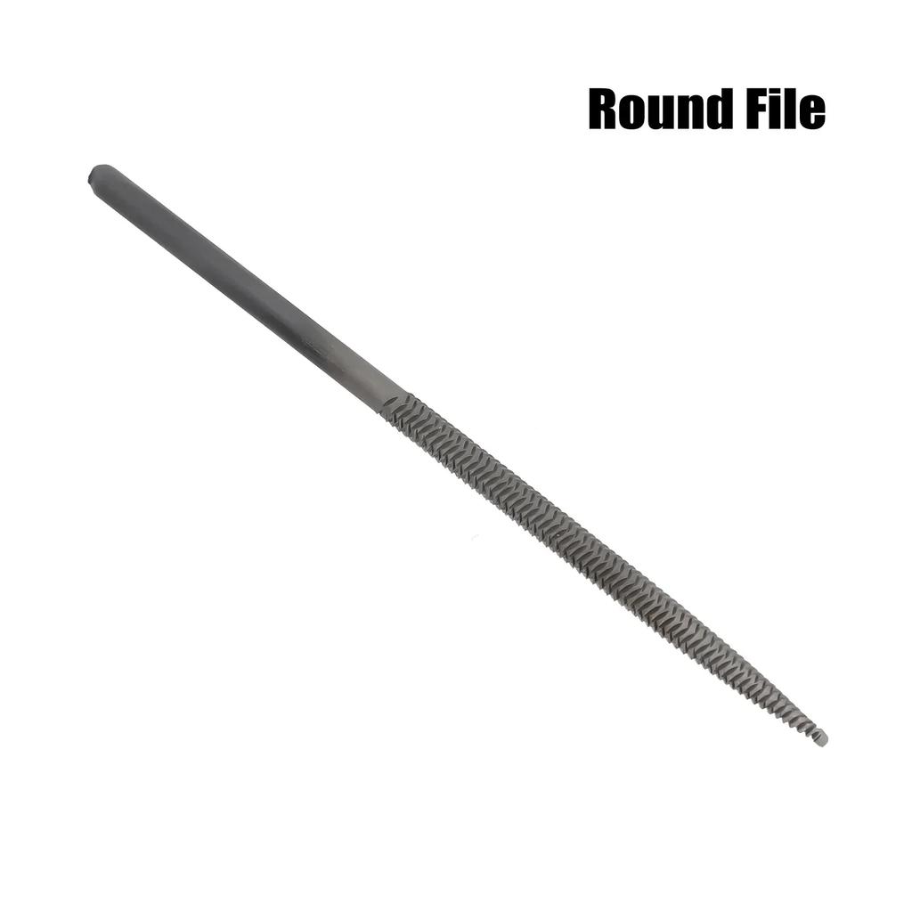 3 Types 1pc Industrial Steel Files Set Flat/Round/Triangle For Metalworking Woodworking Steel Rasp File Air File Saw Accessories