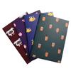 Papboo A5 Handy, Easy To Carry Unruled, Plain Cute Animal Dark Colour Set of 4 for Doodling, Writing, Notes, Notebooks -