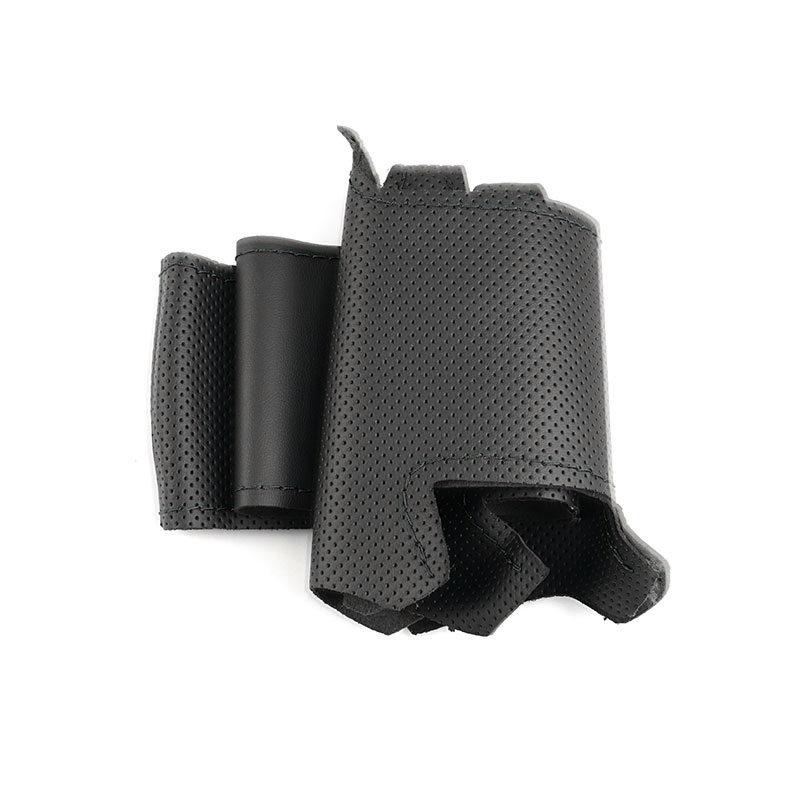 For Kia K2 Rio 2011 2012 2013 2014 Hand-stitched Car-styling Steering Wheel Interior Accessories Microfiber Leather Cover