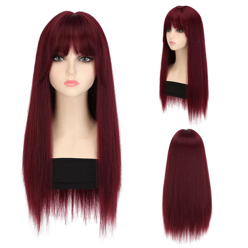 Zwarte Synthetische Pruik met Grote Golven voor Feest, Halloween Cosplay, Dagelijks Gebruik, Hittebestendig Haaraccessoire 26inches beige