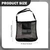 Large Mesh Mushroom Picking Bag for Outdoor Foraging 42x43cm with 45.7" Strap Foldable