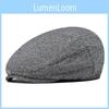 Pattern Cotton Lattice Beret  Hat For Men With Adjustable Casual Outdoor Travel