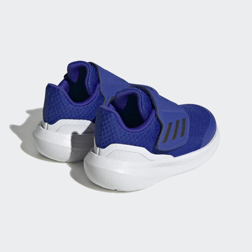 Running Junior Core Fight Sports Lucid White Cm [Adidas] Shoes, 2.0, Running, Velcro, Boys, Girls, 12-16.5cm, LTJ64, Blue/Legend Ink/Footwear