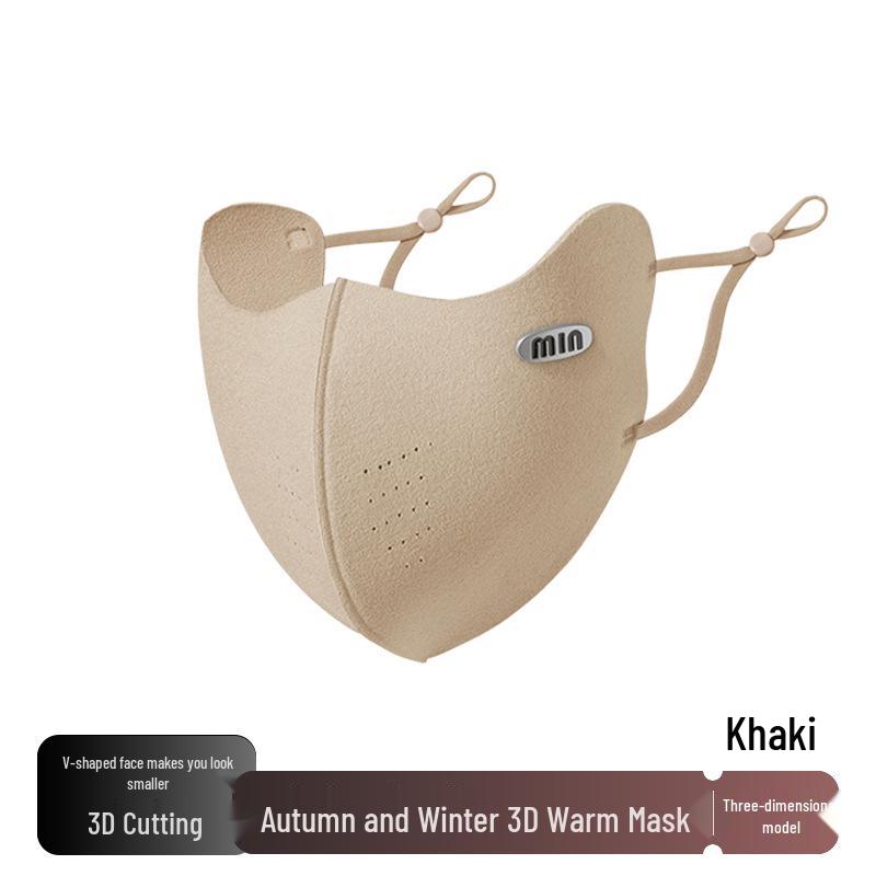Dámská 3D maska ve tvaru V pro rok 2025, prodyšná, odolná proti chladu a větru - Zeštíhlující a hřejivá na podzim/zimu