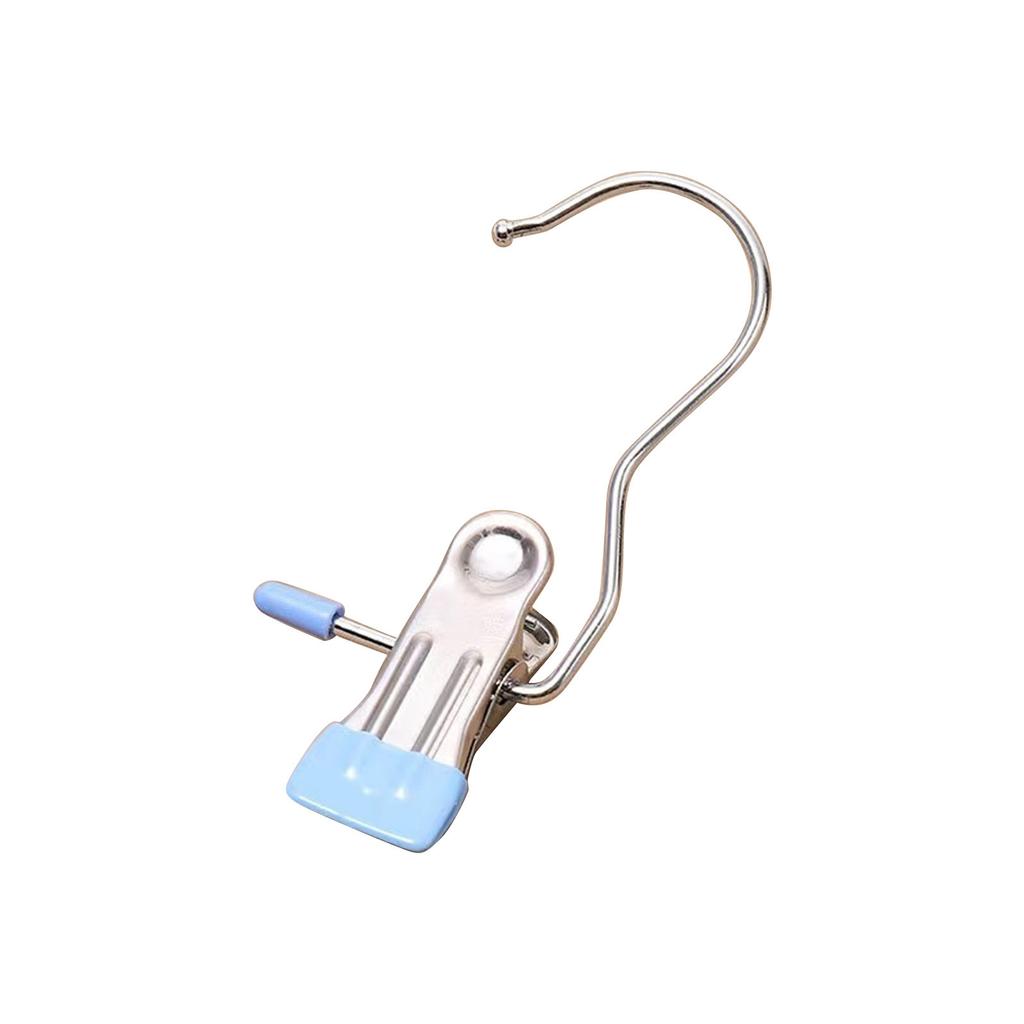 Attachment Hook, Space-Saving Clothes Hook Organiz Stainless Steel Clothespins With Hook Laundry Organizer Portable Hanging Clip Wardrobe Rack Efficie