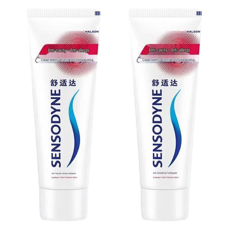 Sensodyne Anti-Cavity & Sensitivity Toothpaste & Jieting Sanitary Napkins Bundle