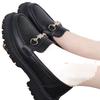 Loafers 2025 New Leather Shoes Women's Spring British Style Versatile Single Shoes Patent Leather Soft Sole Cover Foot Pedal
