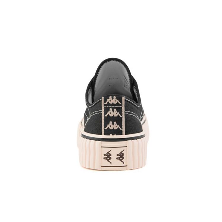 Kappa Logo Slip-Resistant Durable Low-Top Skate Shoes Unisex sneakers Black K0BX5VS08D-990
