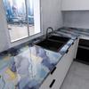 40cm Decorative Waterproof and Oil Proof Wall Wallpaper Marble Decorative Stickers Kitchen and Bathroom Wallpaper