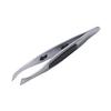 KAI Stylish Tweezers Slanted Tip Silver Non-Slip HK0425