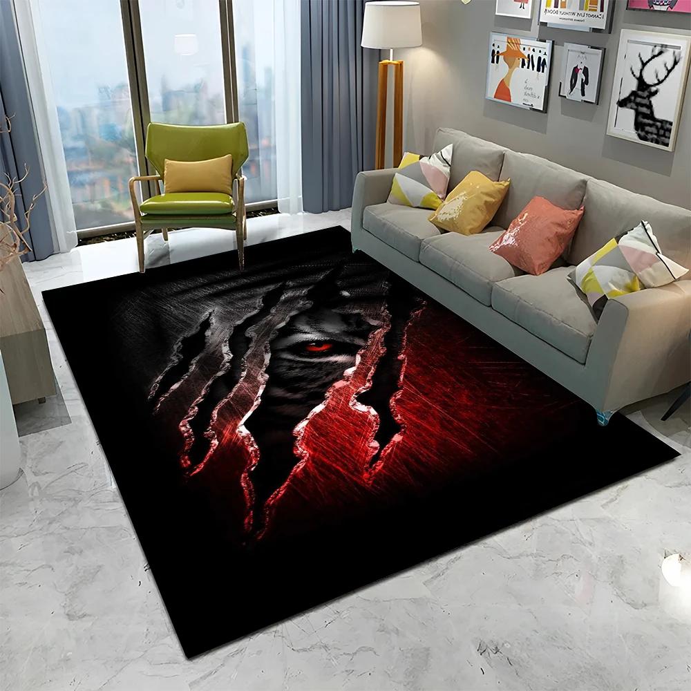 3D Beast Paw Print Claw Cartoon Carpet Rug for Home Living Room Bedroom Sofa Doormat Decor,kids Play Area Rug Non-slip Floor Mat
