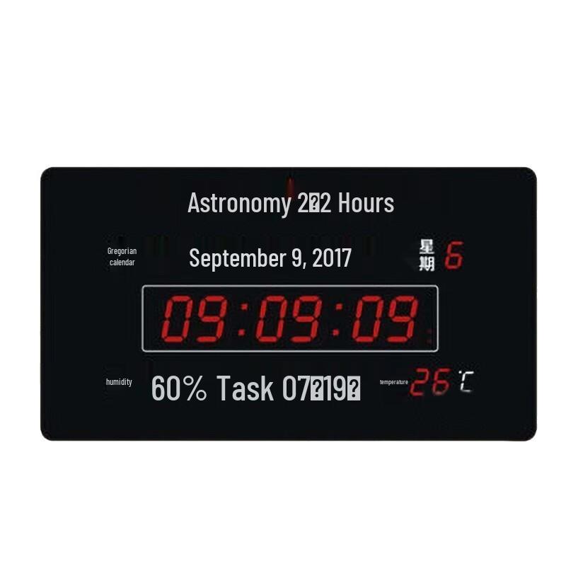 Astronomical Time Display Clock