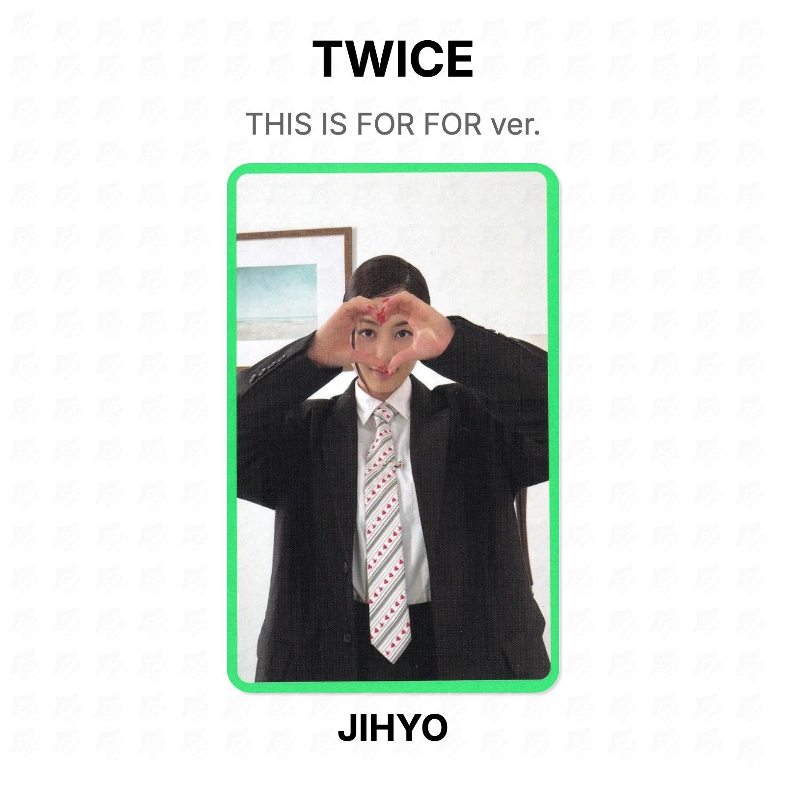 TWICE THIS IS FOR FOR ver. Official Photocard JIHYO