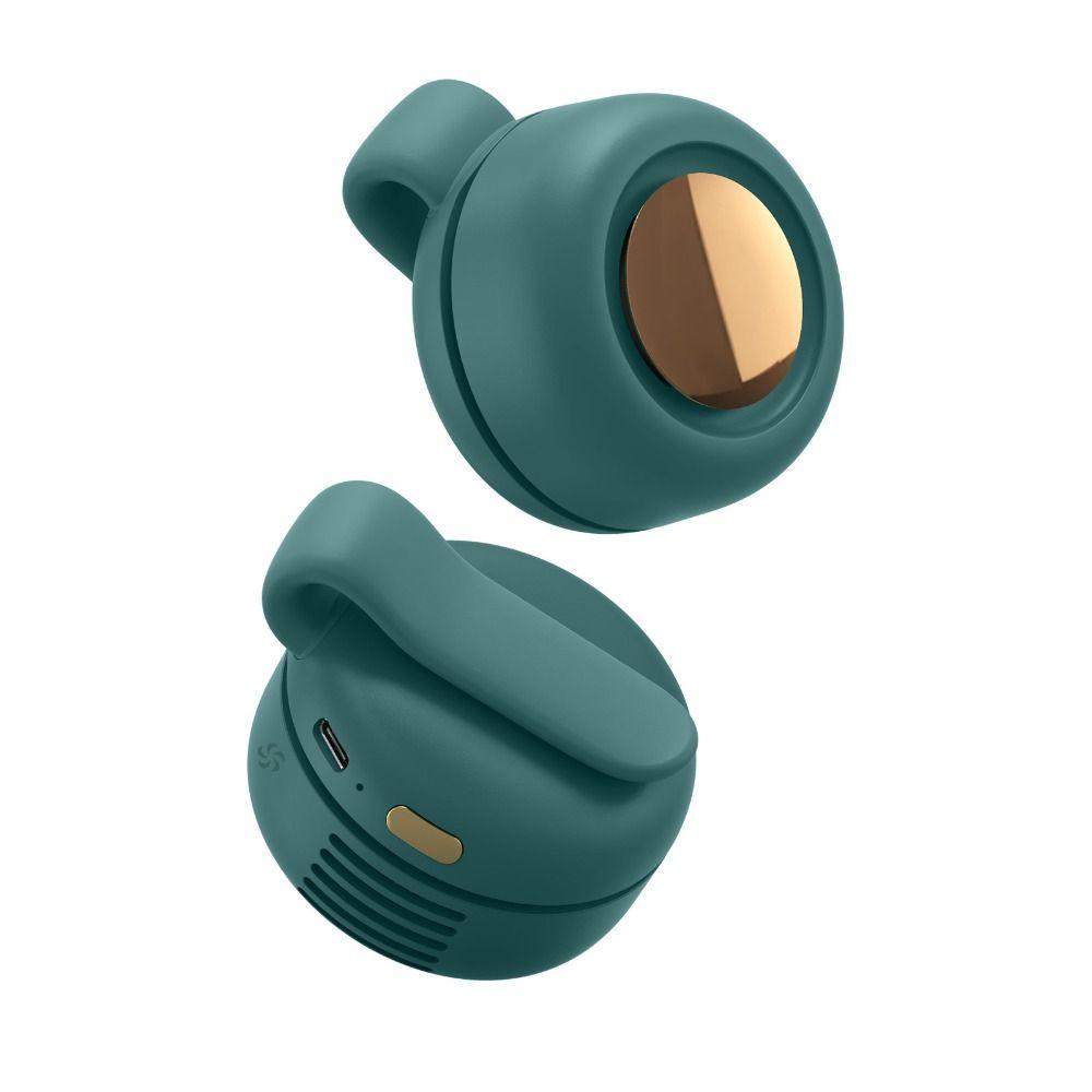 

Multifunctional Mini Whirlwind Hands Free Powerful Body Cooler Personal Waist Clip Fan Camping зелёный