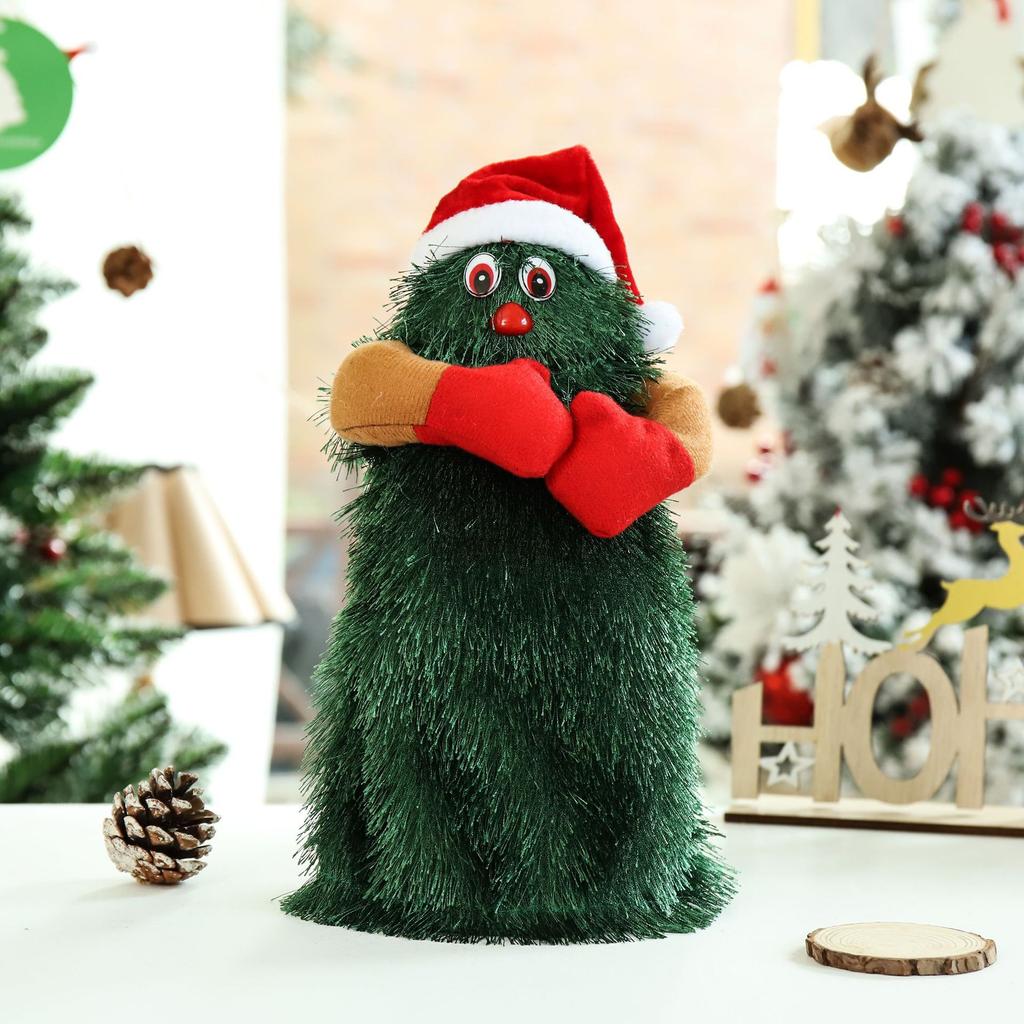 Kaufe 24CM Singender Tanzender Weihnachtsbaum Elektrische Plüschpuppe Lustiger Grüner Weihnachtsbaum Elektrischer Weihnachtsbaum Musikalisches Tanzendes Spielzeug zum Preis ab 11