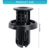 91505TM8003 Bumper Clips Suitable for 10mm Holes Weatherproof Plastic Fasteners Easy Snap Mechanism for Automotive