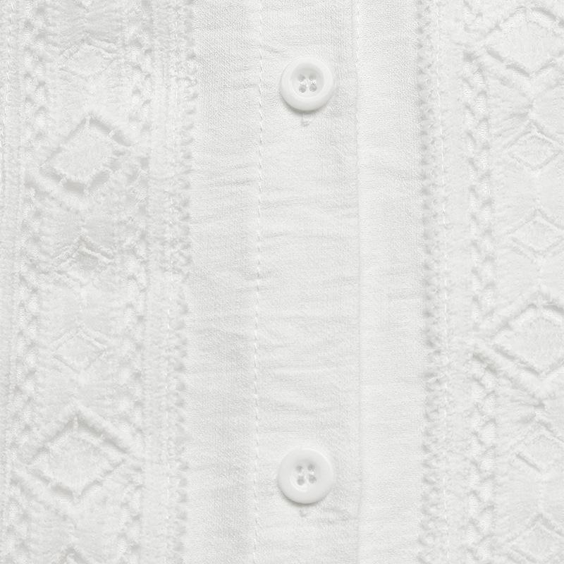 YYFS Dámská móda Ležérní Jaro Podzim Jednobarevný potisk Halenky a košile s dlouhým rukávem a výstřihem do V