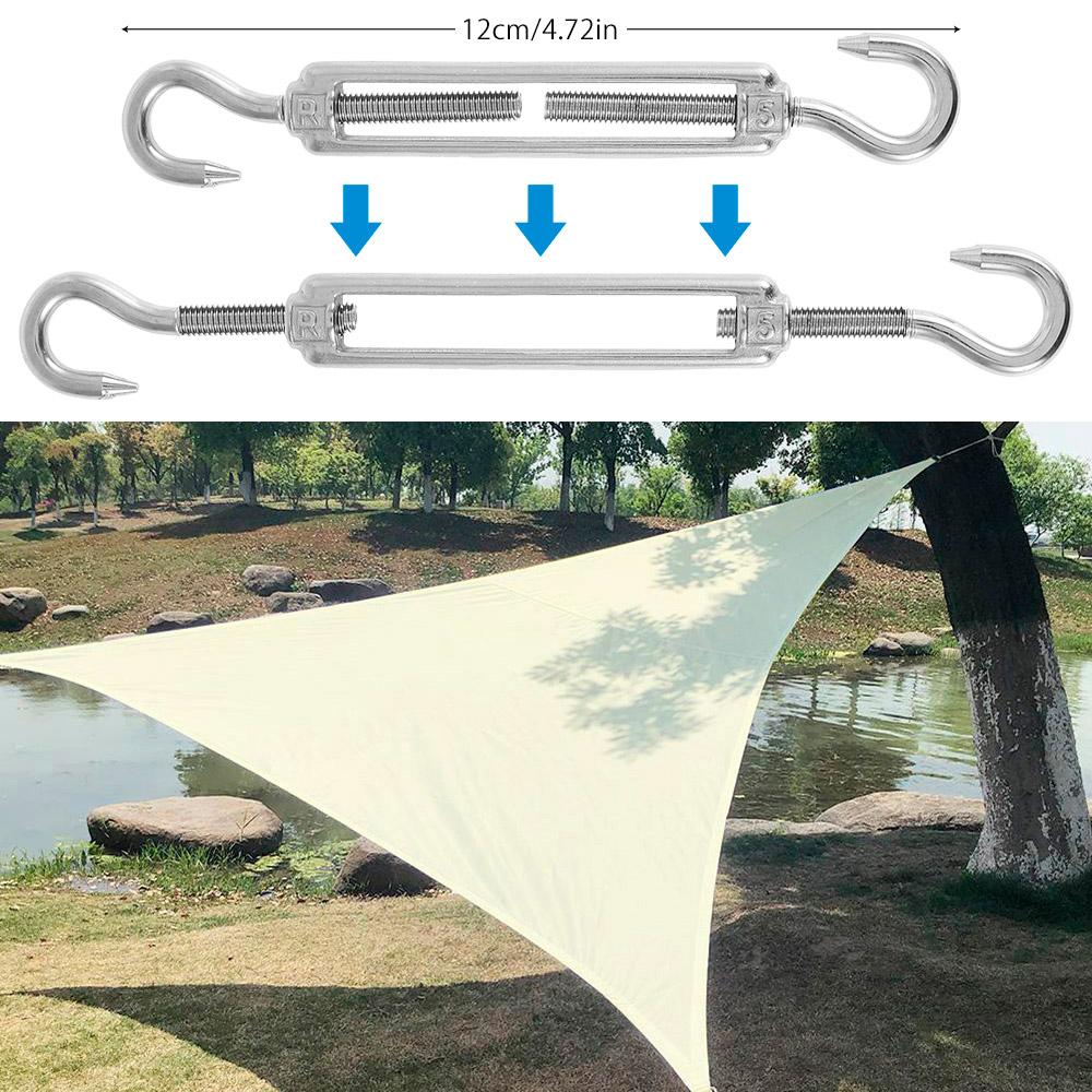 Stainless Steel Sun Sail Shade Shade Sail Canopy Fixing Fittings Accessory Safety Sun Canopy Fixing Fittings Awning Repair Kit
