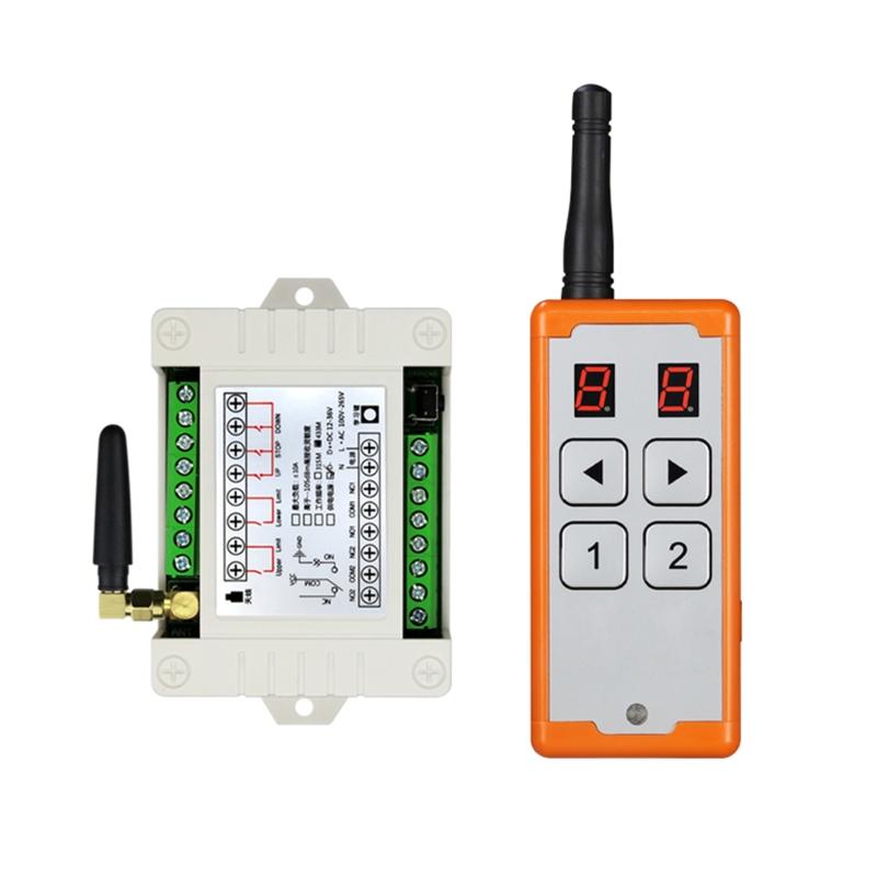 315Mhz/433Mhz Wireless Remote Control RF Remote for Motor Waterpump 12V-48V 4CH Universal Relay Receiver and Transmitter