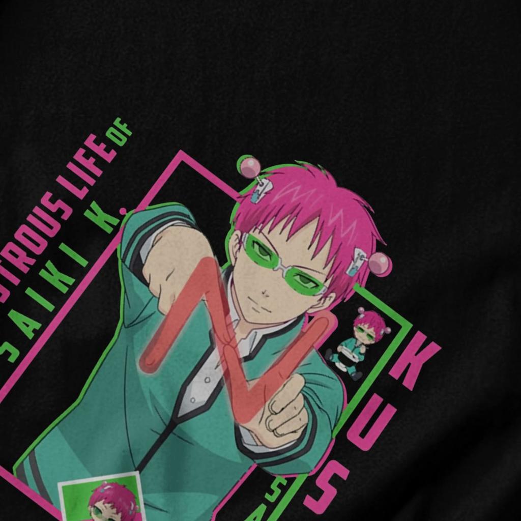 Men T Shirt The Disastrous Life Of Saiki K Saiki Kusuo Pops Y2K Graphic Quality Unisex Tops T Shirts