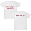 Lana Del Rey Weiße Feder Falkenschwanz Hirschjäger T-Shirts Herren Damen T-Shirts Kurzarm Oberteile Reine Baumwolle Trendige Neue Kleidung