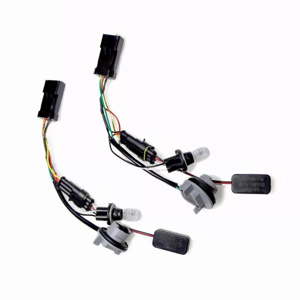 2Pcs Tail Light Lamp Converter Harness 640011 For Ram 1500 2500 3500 2013-2018