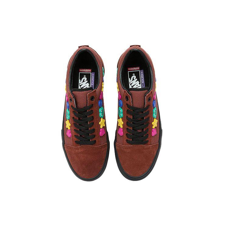 Frog X Vans Skate Old Skool Low Top Sneakers Unisex Brown VN0A5FCBY49