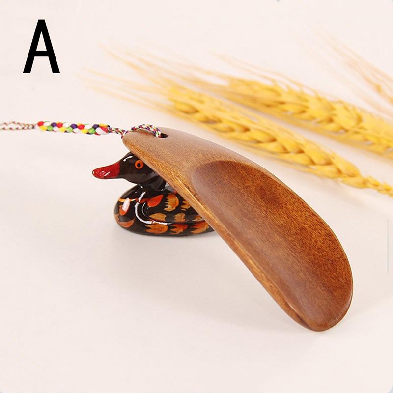 

1шт портативный натуральный деревянный рожок для обуви с длинной ручкой подъемник для обуви