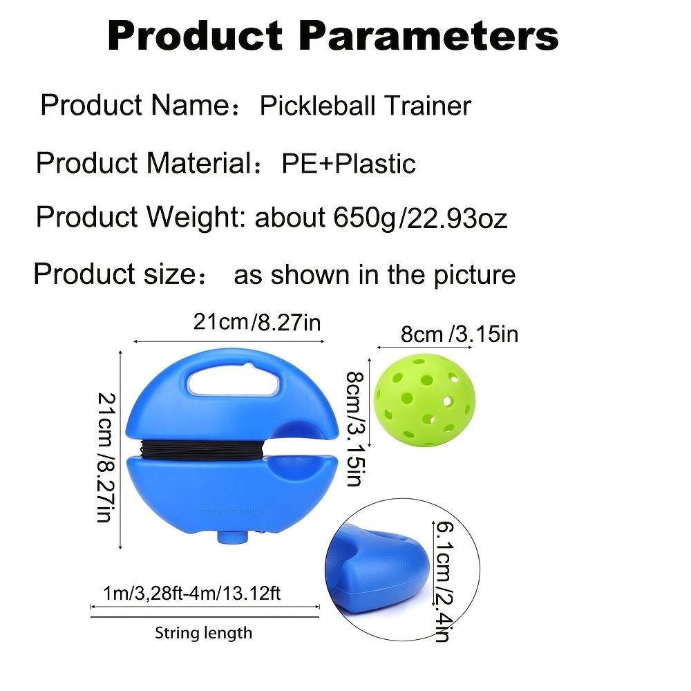 Pickball Trainer, with Elastic Rope, Diameter Hole Ball with Rope PE High Elastic Weifu, Quick Rebound