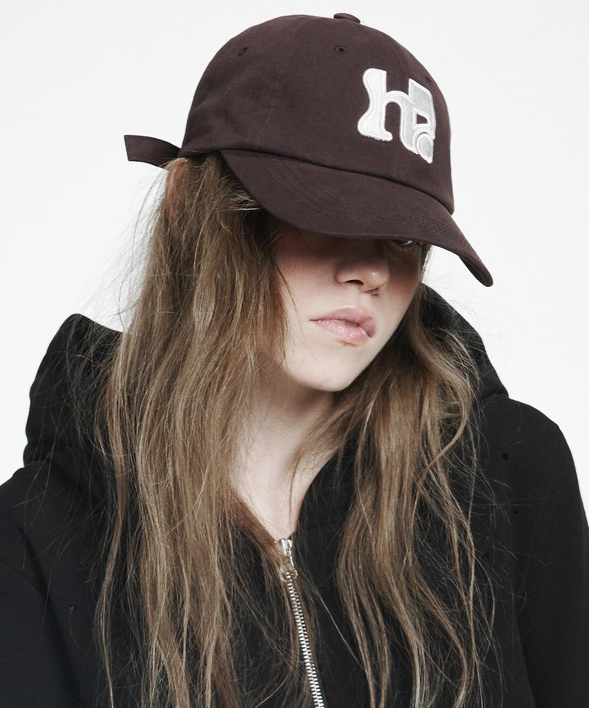 HOLYNUMBER7 Holy Symbol Big Logo Ball Cap_Burgundy