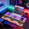 Özel İsimli Kişiselleştirilmiş Five Nights at Freddy's Desenli Mouse Pad, Dizüstü Bilgisayar Masa Matı, Ev için Dekoratif Masa Matı Klavye Altlığı Hediye