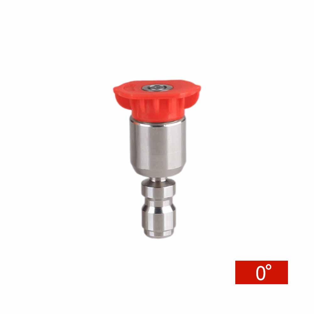 Car Washing Pressure Washer Nozzle Tips 360° Rotatable for 1/4 Quick Connect 4000PSI Multiple Degrees 0° 15° 25° 40° Spray Nozzles