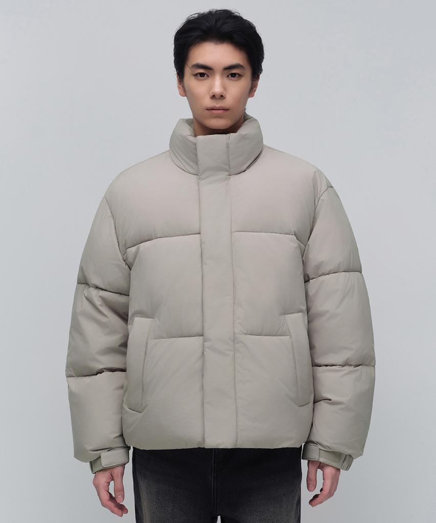 Musinsa Standard Daily Puffer Short Padded Jacket [Light Beige]