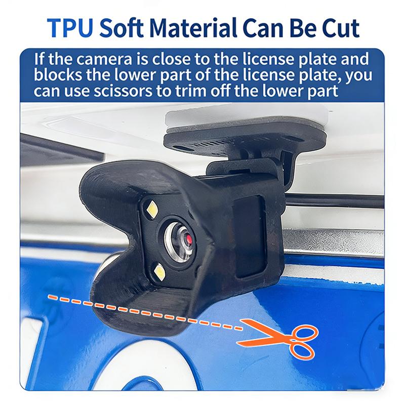 Universal Backup Camera Rain Shield Silicone Housing for Cars Waterproof Rear View Lens Cover Snowproof Dustproof